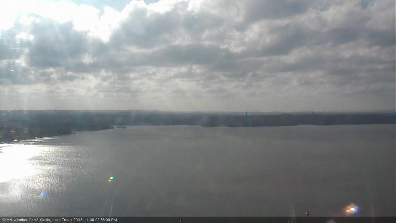 Lake Travis webcam, November 30, 2018 2:00 PM CT