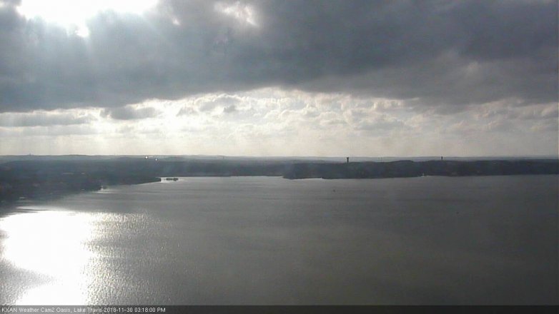 Lake Travis webcam, November 30, 2018 2:20 PM CT
