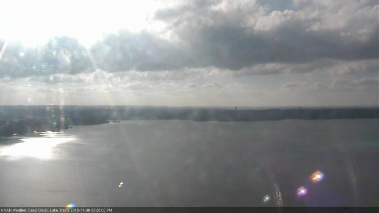 Lake Travis webcam, November 30, 2018 2:30 PM CT