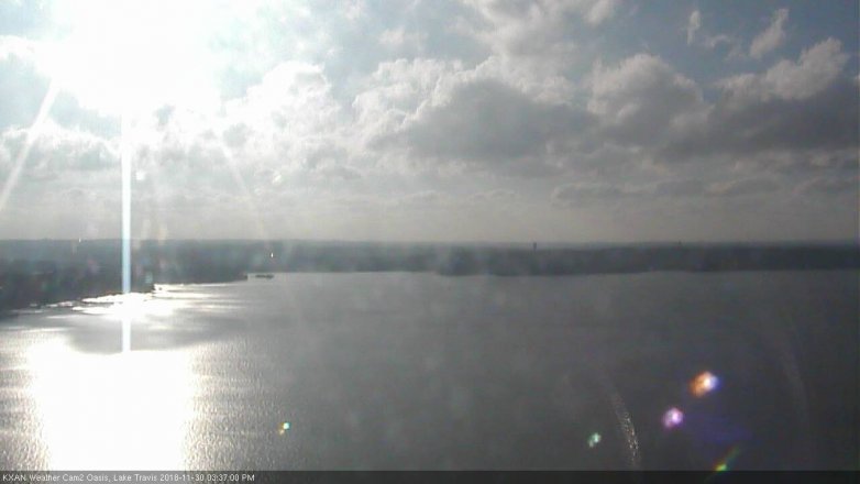 Lake Travis webcam, November 30, 2018 2:40 PM CT