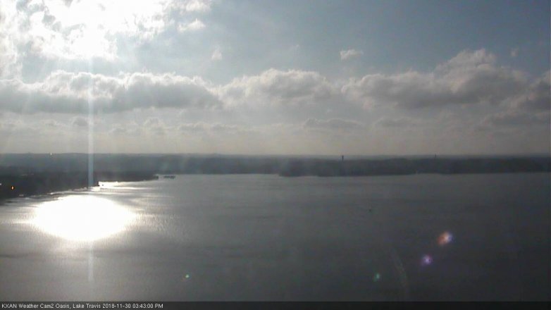 Lake Travis webcam, November 30, 2018 2:45 PM CT