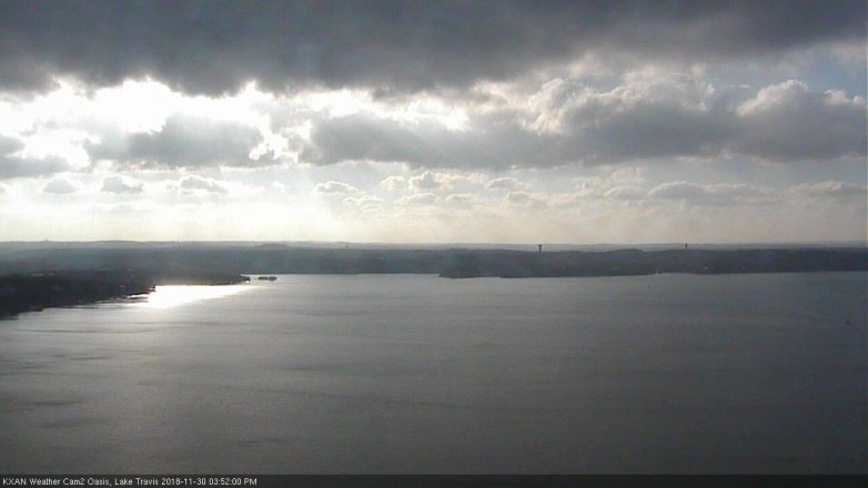 Lake Travis webcam, November 30, 2018 2:55 PM CT