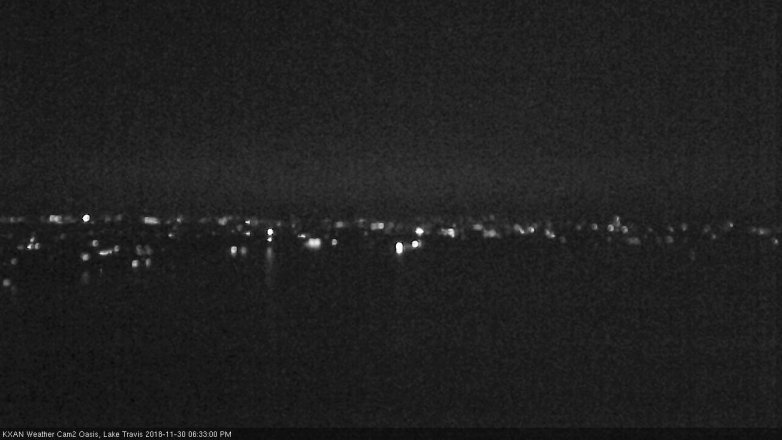 Lake Travis webcam, November 30, 2018 5:35 PM CT