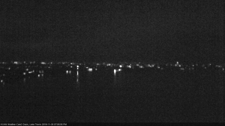 Lake Travis webcam, November 30, 2018 6:10 PM CT