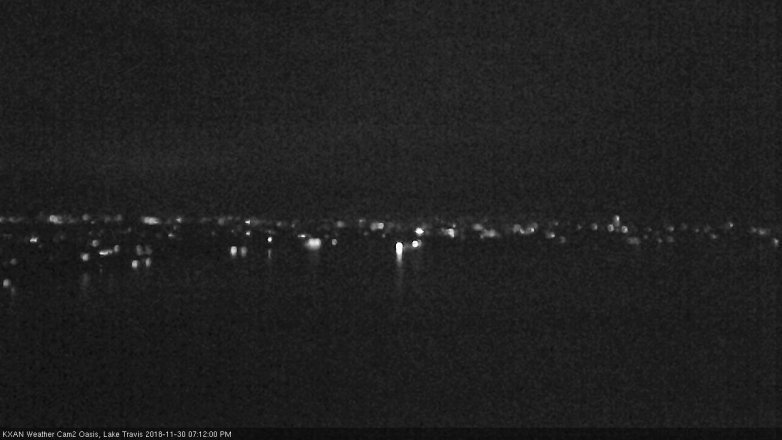 Lake Travis webcam, November 30, 2018 6:15 PM CT