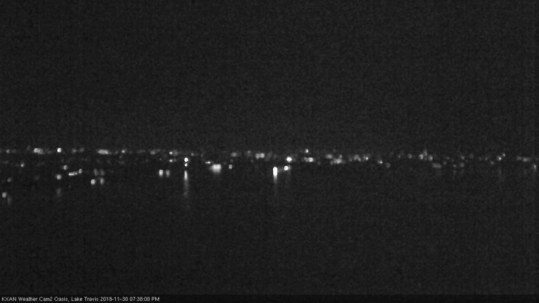 Lake Travis webcam, November 30, 2018 6:40 PM CT