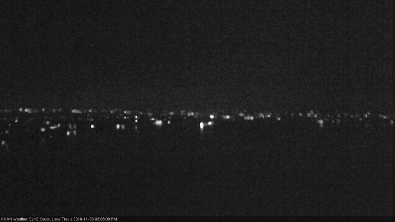 Lake Travis webcam, November 30, 2018 7:10 PM CT