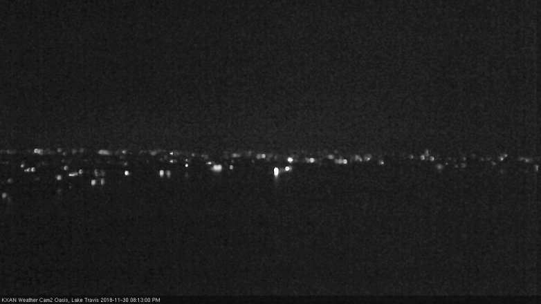Lake Travis webcam, November 30, 2018 7:15 PM CT