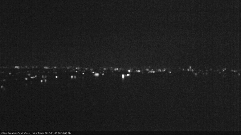Lake Travis webcam, November 30, 2018 7:20 PM CT