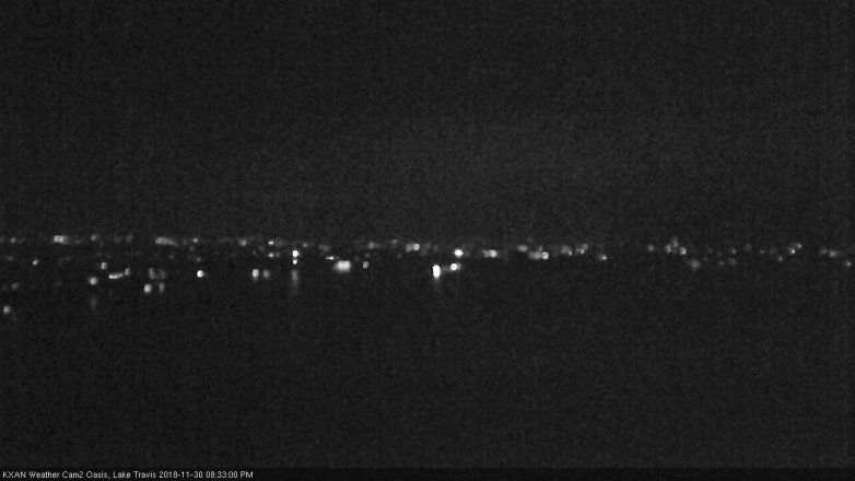 Lake Travis webcam, November 30, 2018 7:35 PM CT