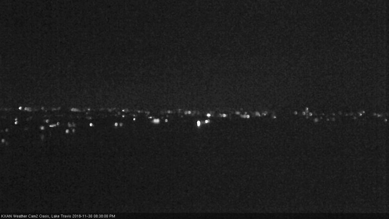 Lake Travis webcam, November 30, 2018 7:40 PM CT