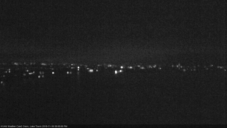 Lake Travis webcam, November 30, 2018 8:10 PM CT