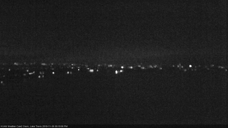 Lake Travis webcam, November 30, 2018 8:20 PM CT
