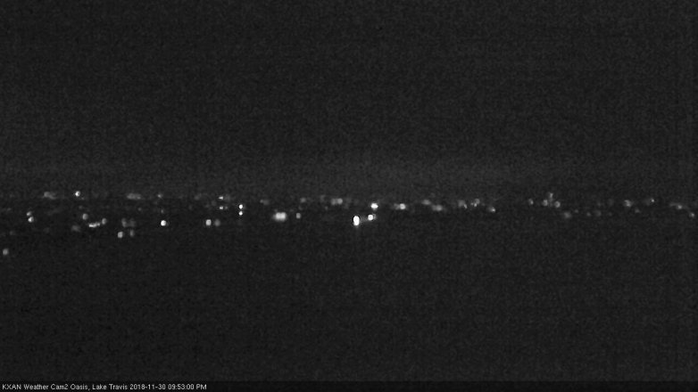 Lake Travis webcam, November 30, 2018 8:55 PM CT