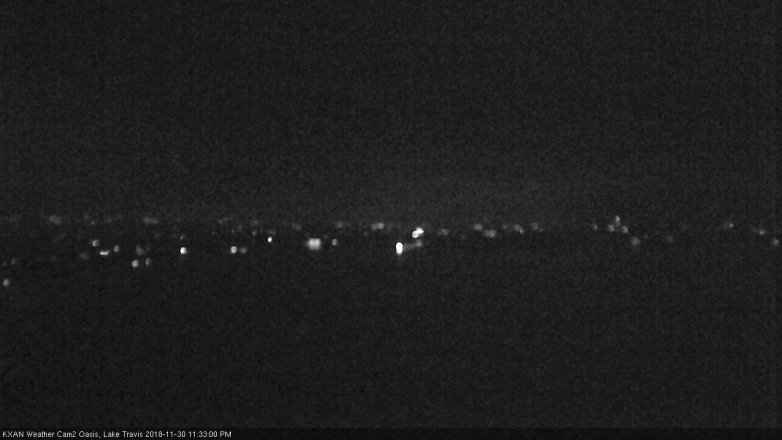 Lake Travis webcam, November 30, 2018 10:35 PM CT