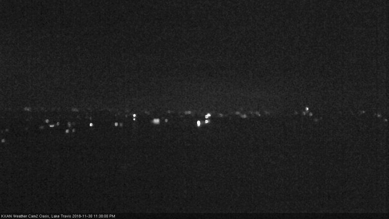 Lake Travis webcam, November 30, 2018 10:40 PM CT