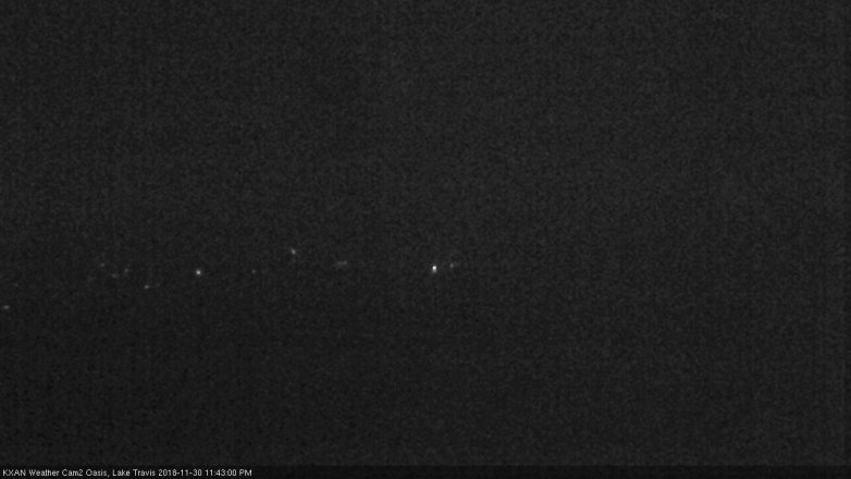 Lake Travis webcam, November 30, 2018 10:45 PM CT