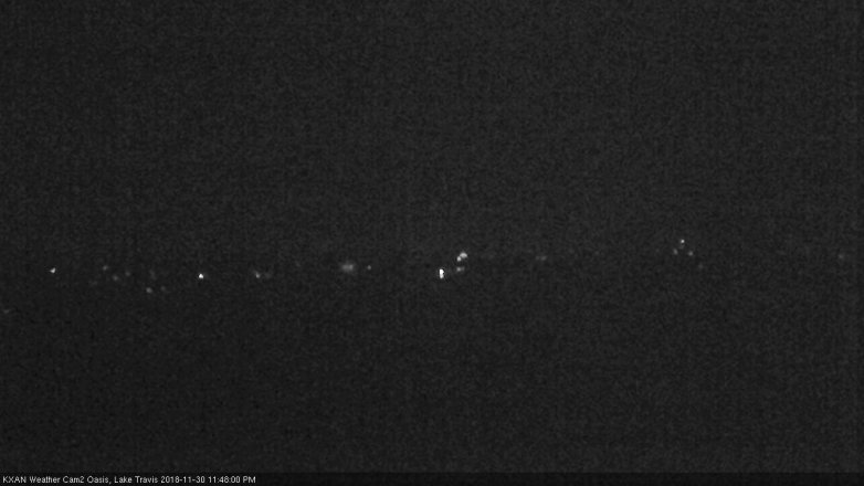 Lake Travis webcam, November 30, 2018 10:50 PM CT