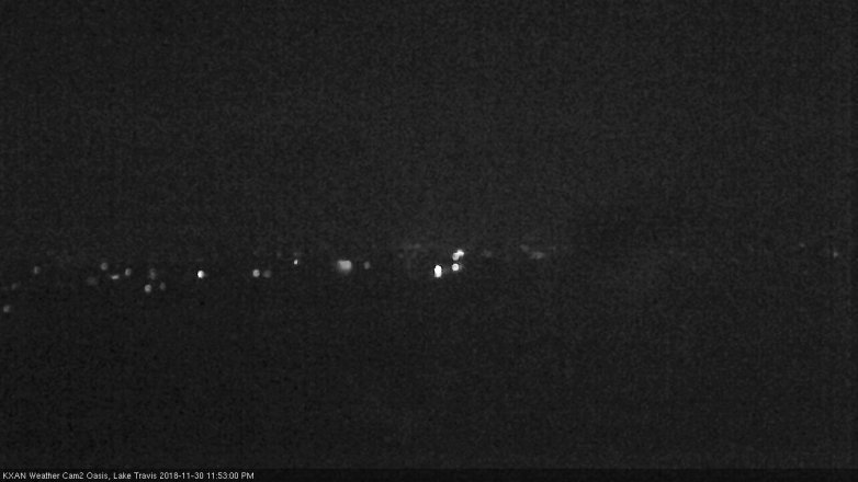 Lake Travis webcam, November 30, 2018 10:55 PM CT