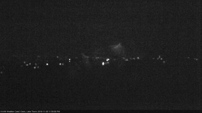 Lake Travis webcam, November 30, 2018 11:00 PM CT