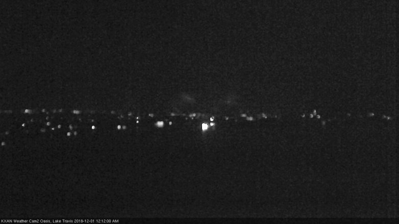 Lake Travis webcam, November 30, 2018 11:15 PM CT