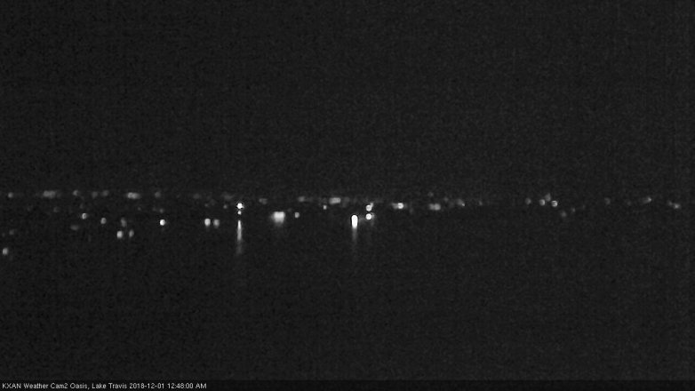Lake Travis webcam, November 30, 2018 11:50 PM CT