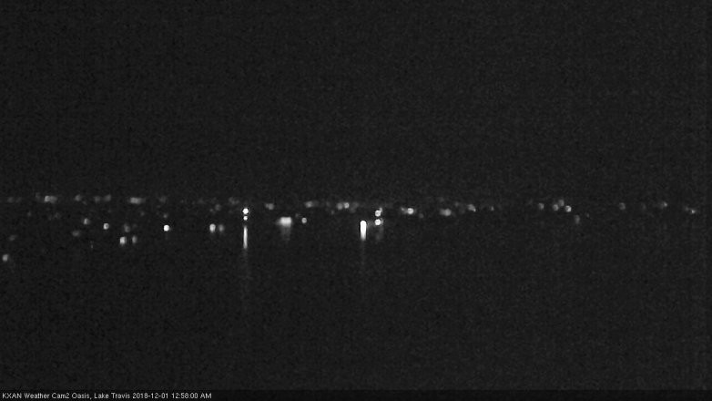 Lake Travis webcam, November 30, 2018 12:00 AM CT