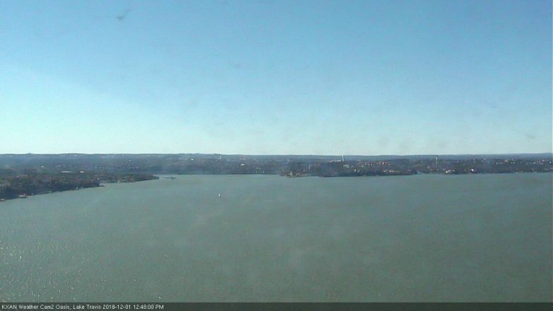 Lake Travis webcam, December 1, 2018 11:50 AM CT