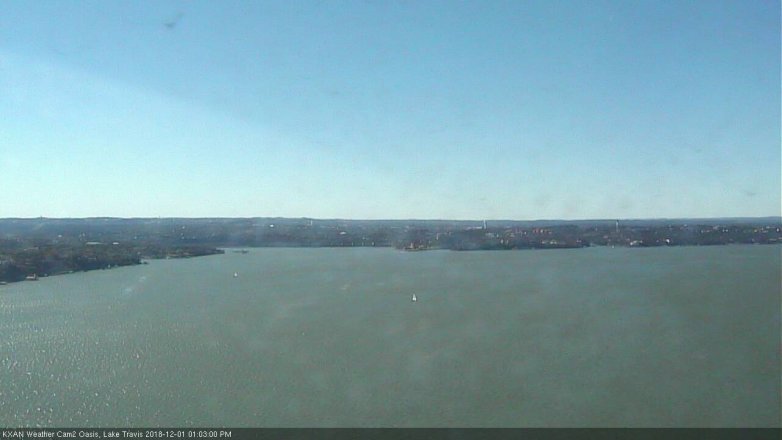 Lake Travis webcam, December 1, 2018 12:05 PM CT