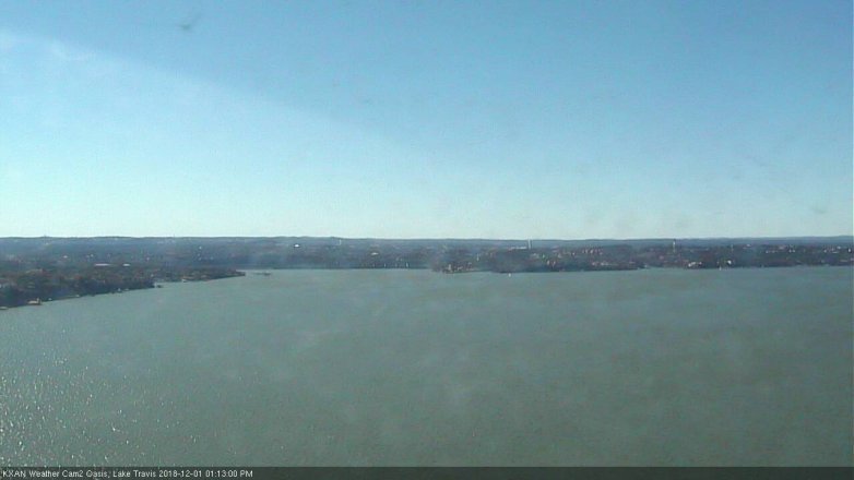 Lake Travis webcam, December 1, 2018 12:15 PM CT