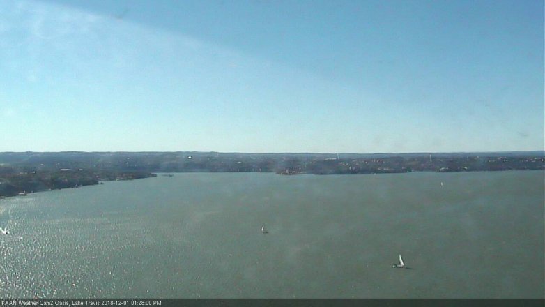 Lake Travis webcam, December 1, 2018 12:30 PM CT