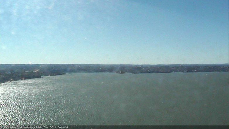 Lake Travis webcam, December 1, 2018 1:00 PM CT