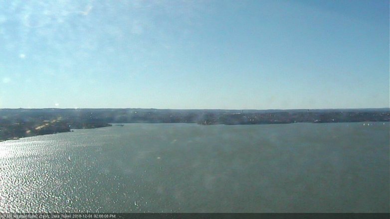 Lake Travis webcam, December 1, 2018 1:10 PM CT