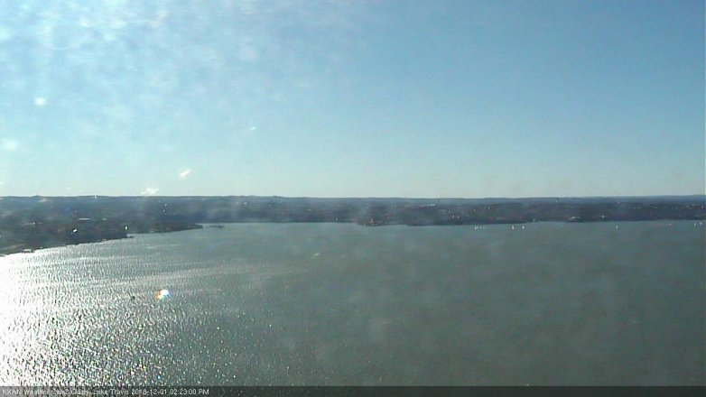Lake Travis webcam, December 1, 2018 1:25 PM CT