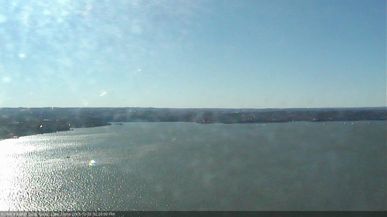 Lake Travis webcam, December 1, 2018 1:30 PM CT