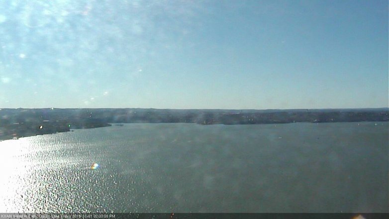 Lake Travis webcam, December 1, 2018 1:35 PM CT