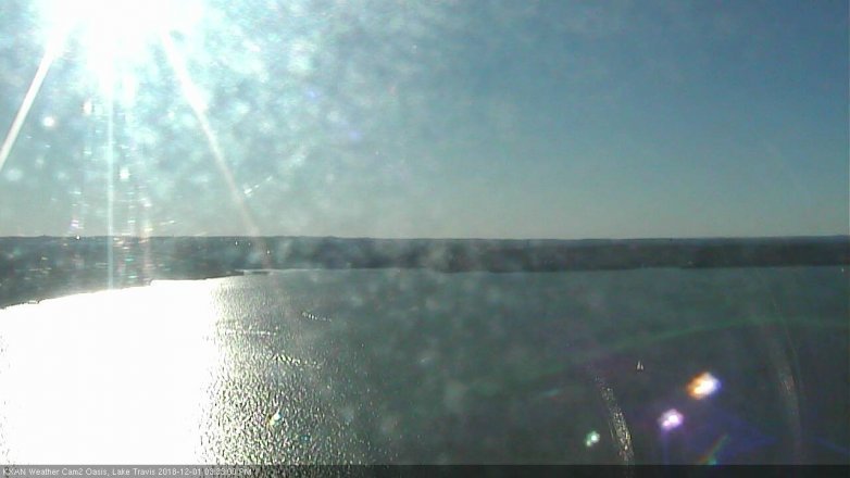 Lake Travis webcam, December 1, 2018 2:35 PM CT
