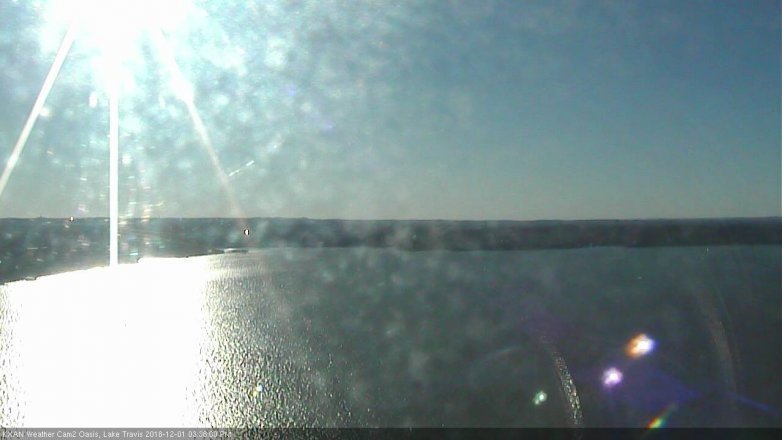 Lake Travis webcam, December 1, 2018 2:40 PM CT