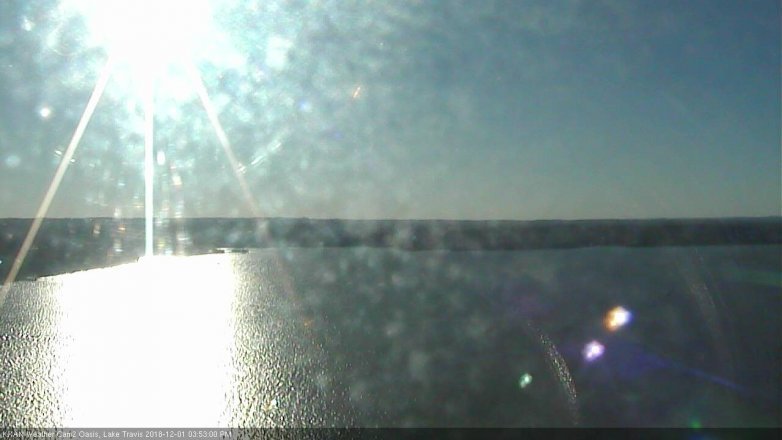 Lake Travis webcam, December 1, 2018 2:55 PM CT