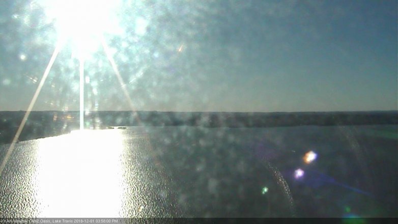 Lake Travis webcam, December 1, 2018 3:00 PM CT