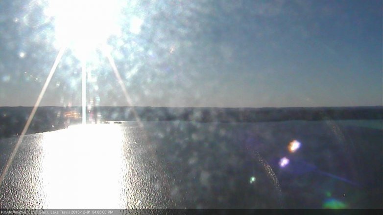 Lake Travis webcam, December 1, 2018 3:05 PM CT
