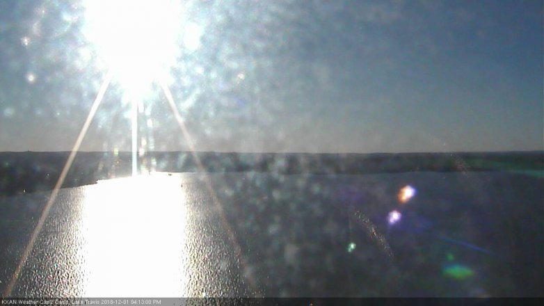 Lake Travis webcam, December 1, 2018 3:15 PM CT