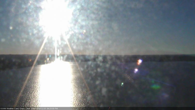 Lake Travis webcam, December 1, 2018 3:30 PM CT