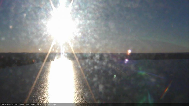 Lake Travis webcam, December 1, 2018 3:45 PM CT