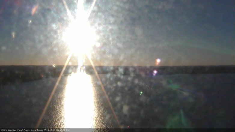 Lake Travis webcam, December 1, 2018 3:50 PM CT