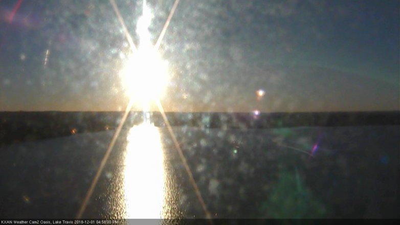 Lake Travis webcam, December 1, 2018 4:00 PM CT