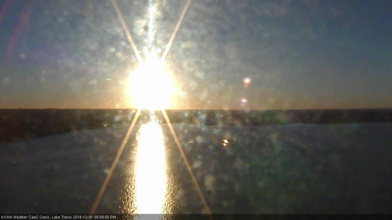 Lake Travis webcam, December 1, 2018 4:10 PM CT