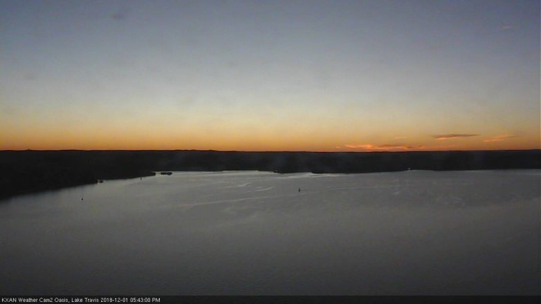 Lake Travis webcam, December 1, 2018 4:45 PM CT