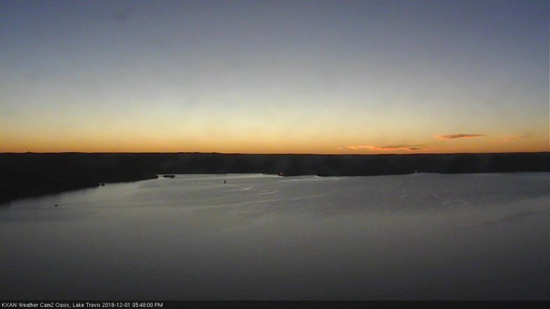 Lake Travis webcam, December 1, 2018 4:50 PM CT