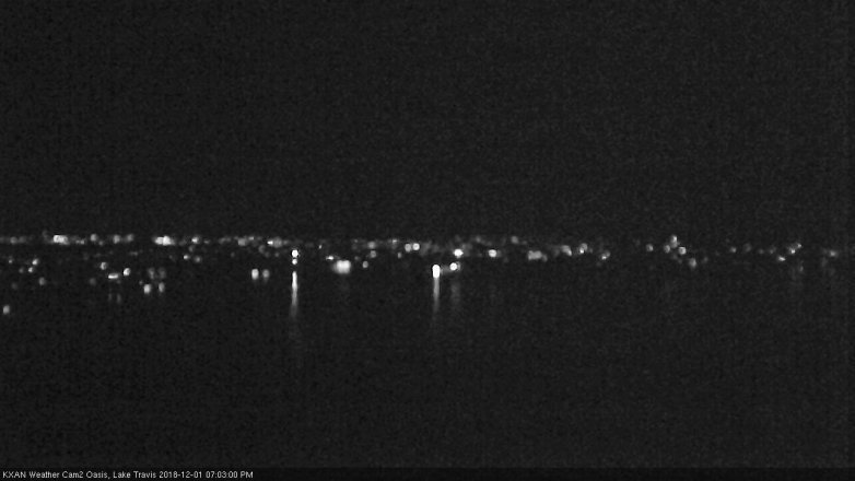 Lake Travis webcam, December 1, 2018 6:05 PM CT